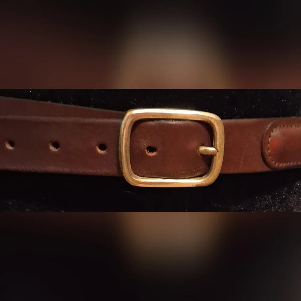 EUC EXTREMELY RARE Vintage 70s Dooney & Bourke Full Leather Sherry Belt 41in